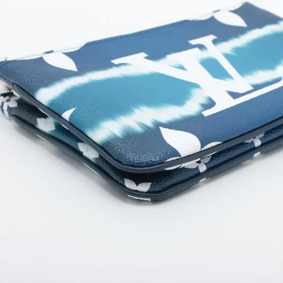 SOLD OUT Louis Vuitton Monogram Giant Escale Double Pochette Zip - Picture 4 of 11